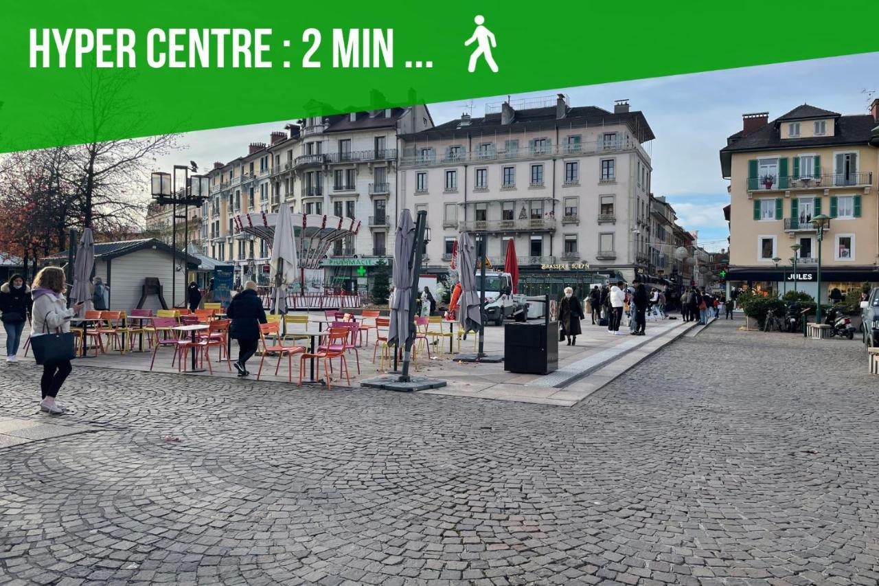 Ferienwohnung Viva Leman- Hypercentre - Vue Panoramique- Parking - Wifi Thonon-les-Bains Exterior foto